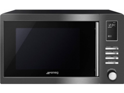 Microondas SMEG MOE25B (25 L - Con Grill - Negro Mate)  