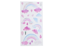 Rebe-sticker De Parede Autoadesivo Nuvens E Gotas De Chuva Bonito Decorativo Para Quarto Infantil