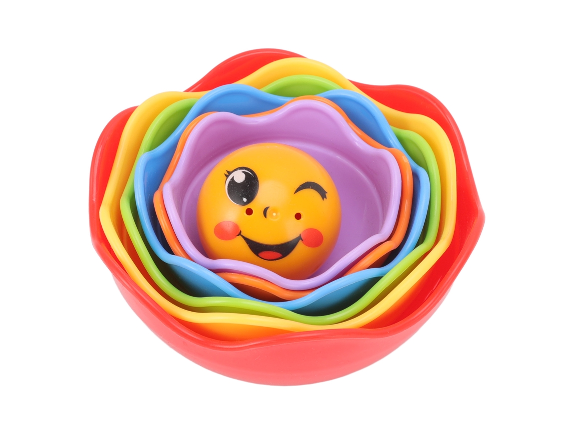 Ats-tazas Apilables Para Bebé Juguete Educativo Interactivo Ligero Baño Niños Niñas Desarrollo Temprano