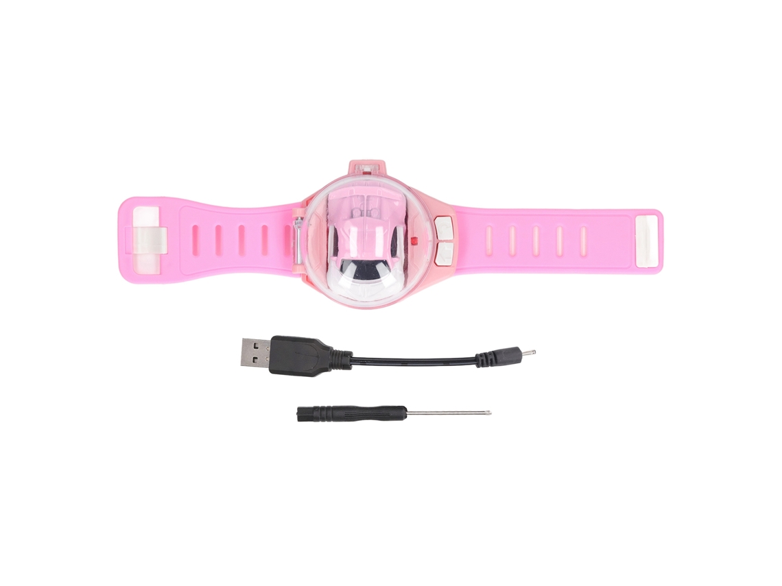2026-juguete Coche Rc Con Funda Antipolvo Reloj Electrónico Infrarrojo Mini Control Remoto 2.4g Rosa Tipo 1