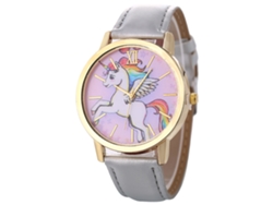 Reloj De Pulsera De Cuarzo Para Mujer, Estilo Casual Y Moderno, Con Correa De Malla Gris.