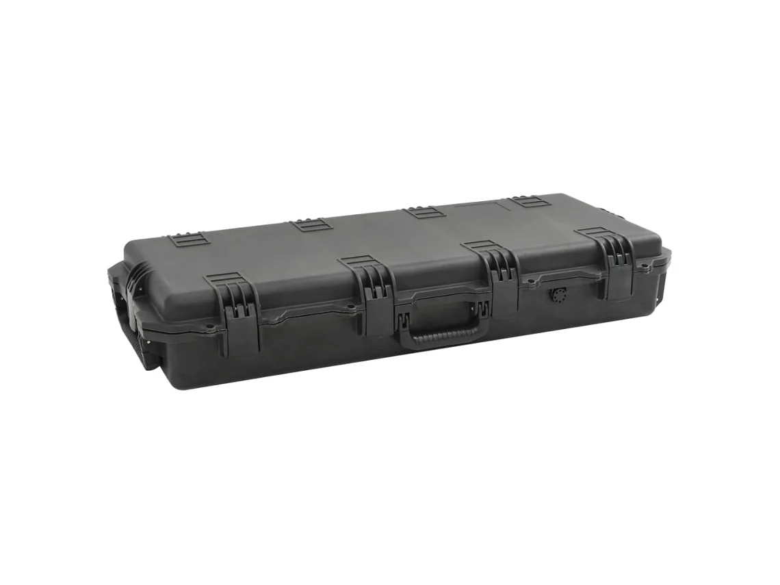 vidaXL Maletín portátil de vuelo PP negro 100,5x42x17 cm