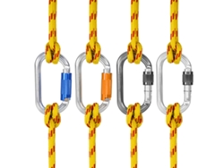 Omni-mosquetón De Cerrojo Giratorio D 25kn Para Escalada, Rappel, Canyoning Y Hamaca, Hebilla De Seguridad Pesada