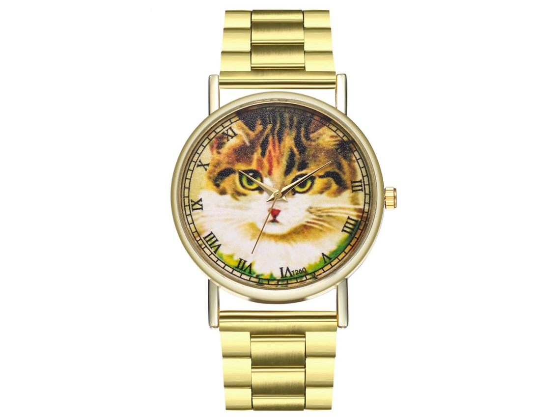 Reloj Sencillo Para Mujer Con Esfera Redonda, Correa De Pu Y Movimiento De Cuarzo Marrón.
