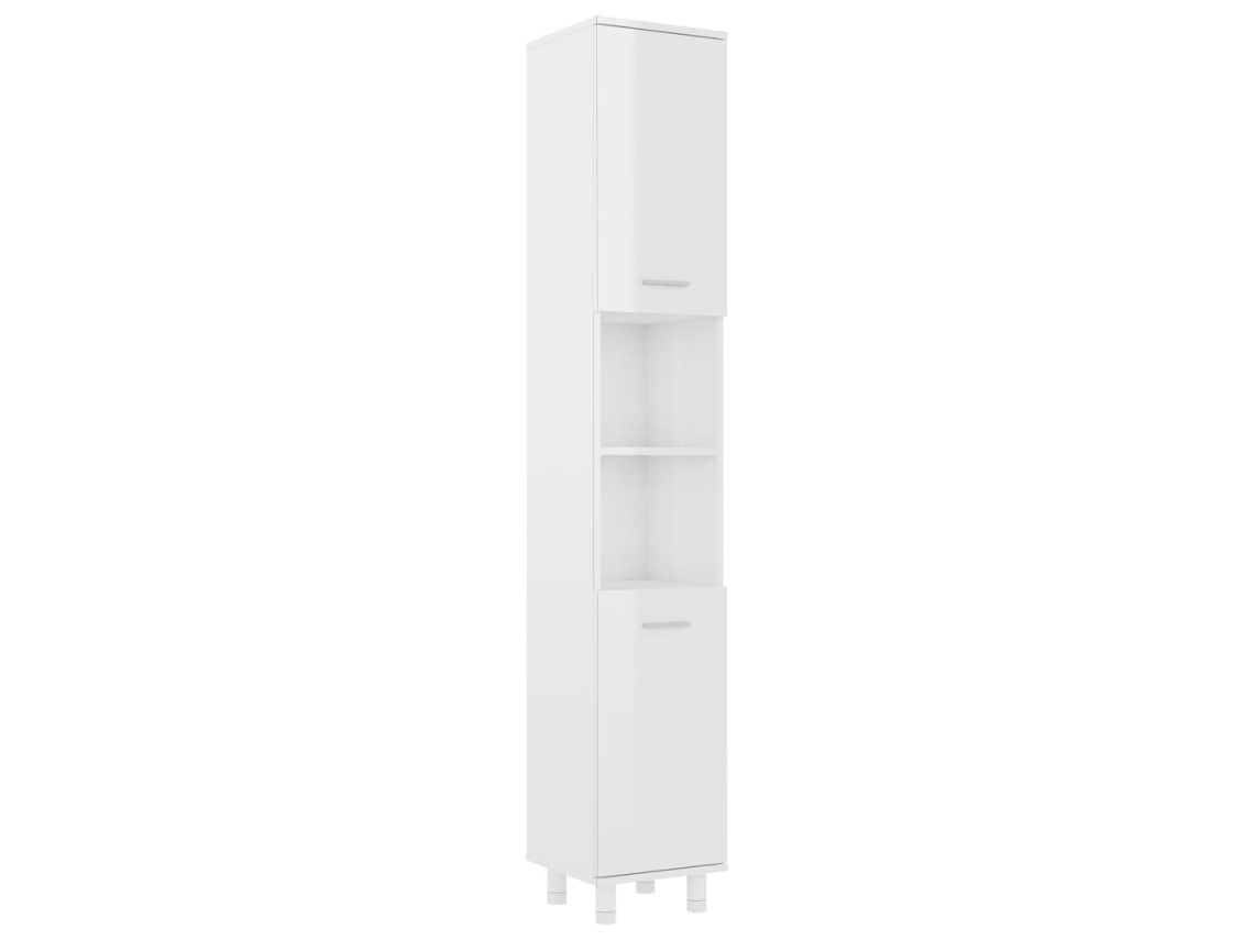 Mueble de cuarto de baño VIDAXL Blanco Madera contrachapada (30x30x179 cm)