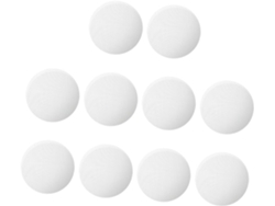 Tapetes De Silicona Para Vaporera De 28 Cm, Blancos, Paquete De 10 Unidades, Reutilizables.