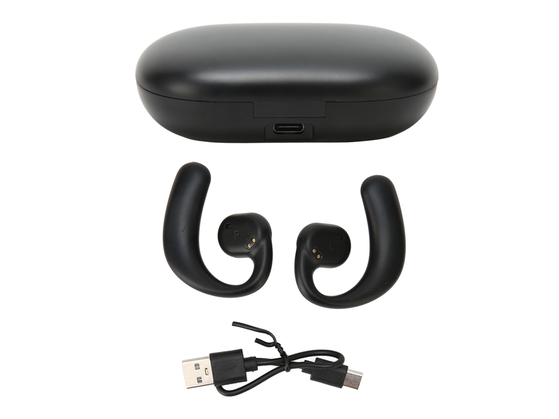 Auriculares Inalámbricos Bluetooth 5.3 De Conducción Ósea, Estuche De Carga Ipx7, Graves Deportivos