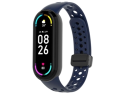 Correa para Xiaomi Smart Band 10/9/8 - Silicona - Cierre magnético negro