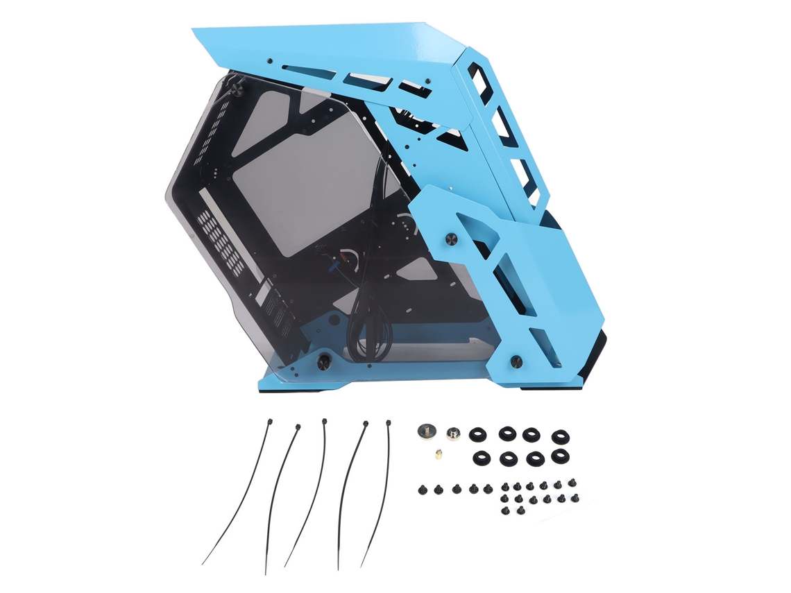 Chasis De Escritorio Para Juegos Con Usb3.0, Transparente, Enfriamiento Por Agua Y Disipación De Calor De Alta Velocidad