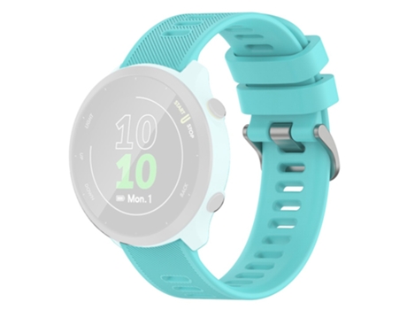 Correa de Silicona textura de sarga para Samsung Galaxy Watch 5 40mm/44mm/Watch 5 Pro 45mm/Watch4 40mm/44mm/Watch4 Classic 42mm - lago azul