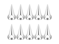 Anillos metálicos para separar y peinar el cabello - Herramientas de peinado para uso profesional en salones y en el hogar.