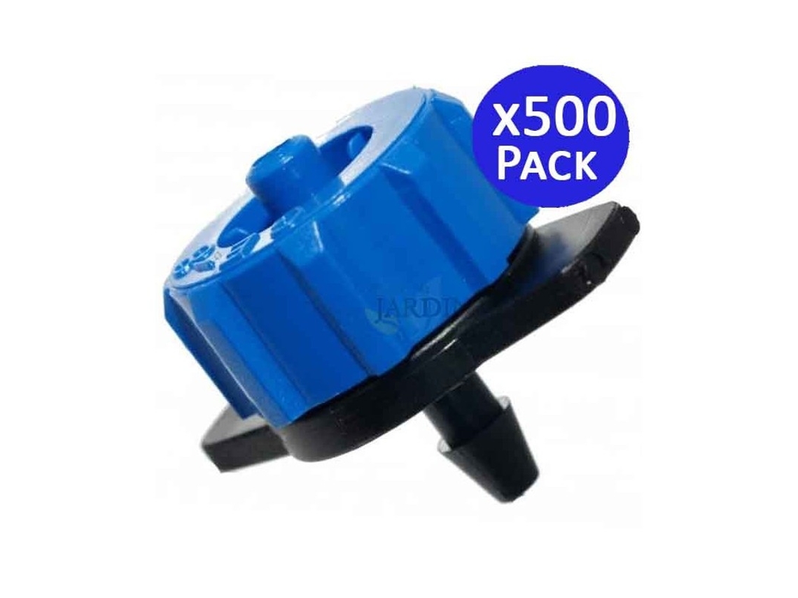 Gotero Autocompensante 8 Litros/Hora Desmontable Pack X 500 Gotero Pinchado Apto para Microtubo SUINGA