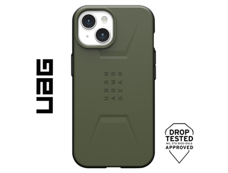 Funda para iPhone 15 S/15 UAG Acrílico Naranja