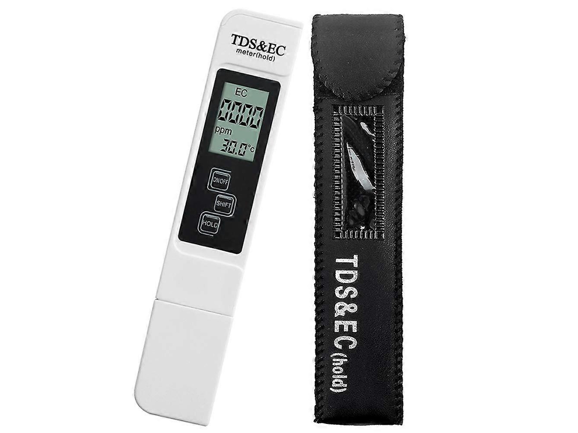 Probador Multifuncional Digital 3 En 1 Tds Ec Y Temperatura Con Pantalla Lcd Para Agua Potable Y Hidropónica
