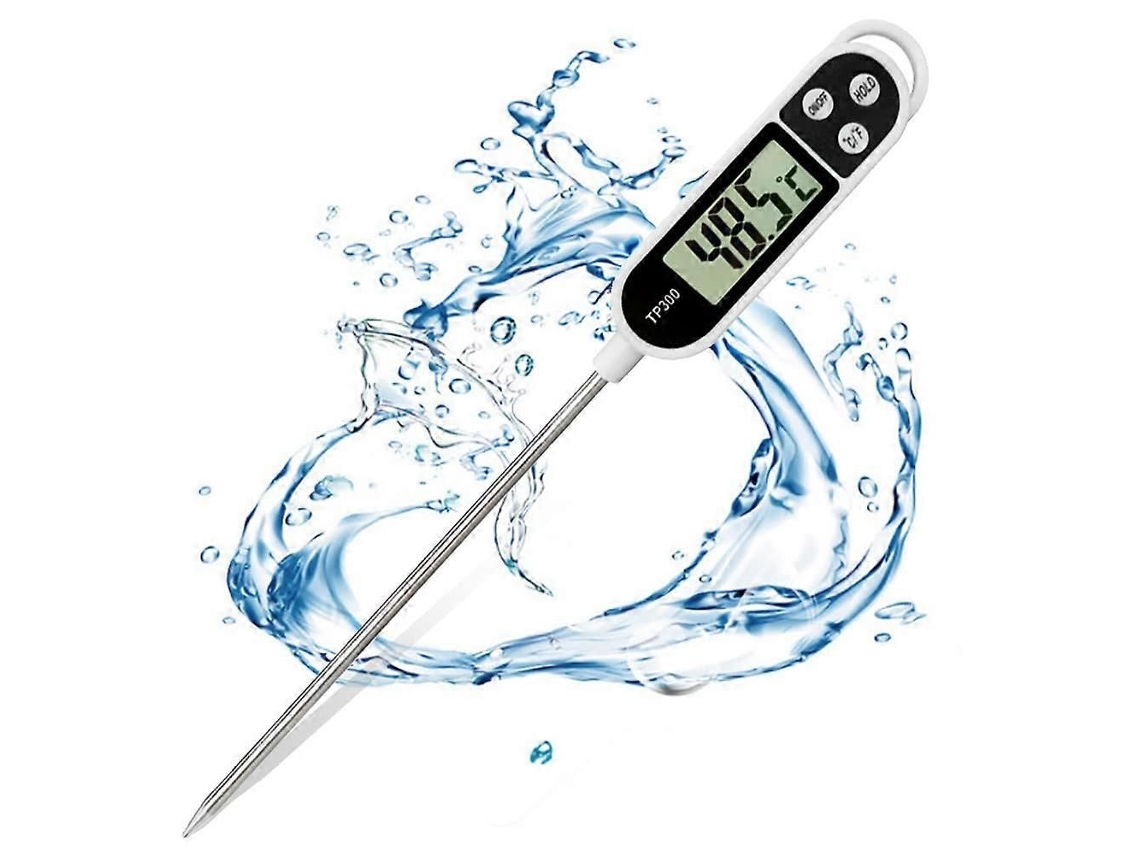 Termómetro de cocina, accesorio de cocina, con sonda, para barbacoa, pantalla LCD, 5 segundos después de GOKOCO