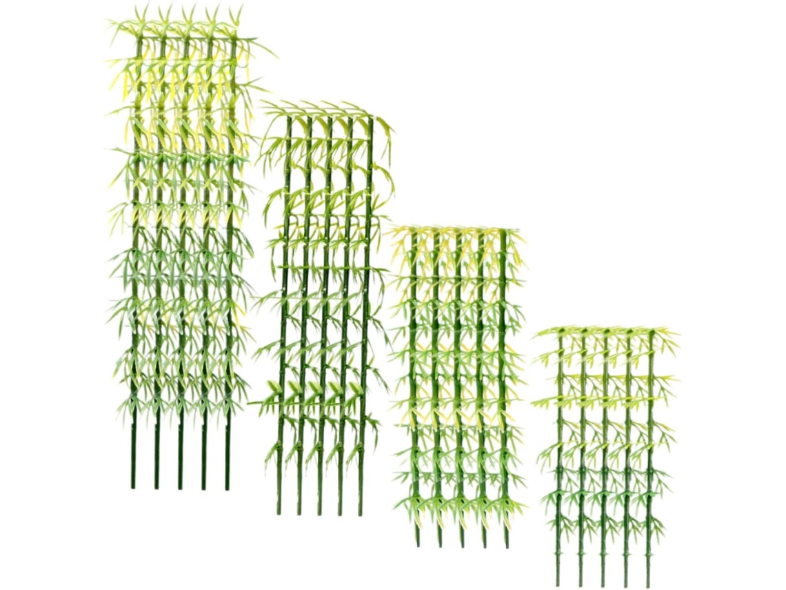80 Piezas De Modelos De Árboles Simulados, Decoración De Plástico Para Micropaisajes.