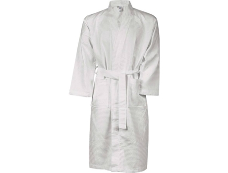 Albornoz KARIBAN Algodón Hombre (L-XL - Blanco)