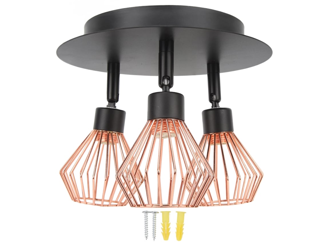 Bj-lâmpada De Teto 3 Luzes Preto Mate Suportes De Lâmpada G9 Giratória Multidirecional Para Casa De Campo Corredor 85‑265v