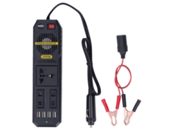 Inversor De Corriente Para Coche De 200 W, De 12 V A 220 V, Con Puertos Usb Y Modulación Por Ancho De Pulso (pwm) De 4,1 A.