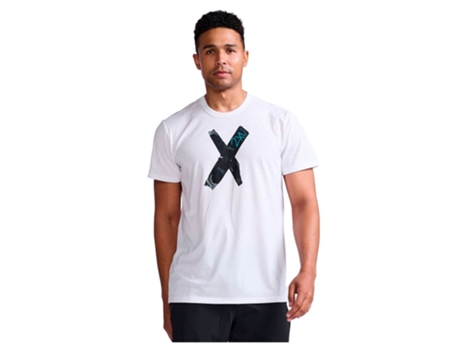 Camiseta de Hombre para Fitness 2XU Contender Blanco (S)