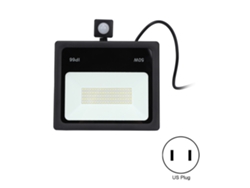 Bj-foco De Indução Led Delgado 50w Para Pátio E Corredor Luz Branca Quente 3000k