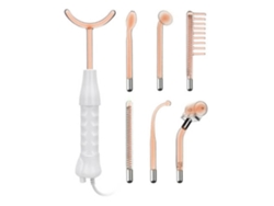 Máquina facial de alta frecuencia con 7 electrodos de argón violeta y naranja neón, para el cuidado de la piel, eliminación del acné, reafirmante Chennnls