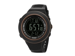 Reloj Deportivo Digital Sencillo Para Hombre Con Correa De Silicona, Elegante Estilo Marrón.