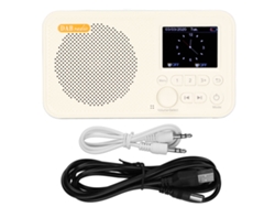 Radio Digital Multifuncional Portátil Dab Fm Con Pantalla Lcd De 2,4 Pulgadas, Alarma Y Bluetooth Para Personas Mayores.
