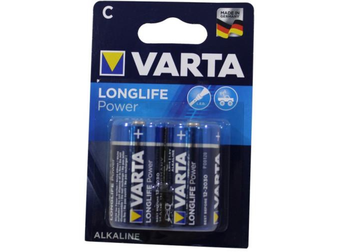 2 Pilas Longlife Power C Lr14 1.5V Alcalinas [Bl2] VARTA