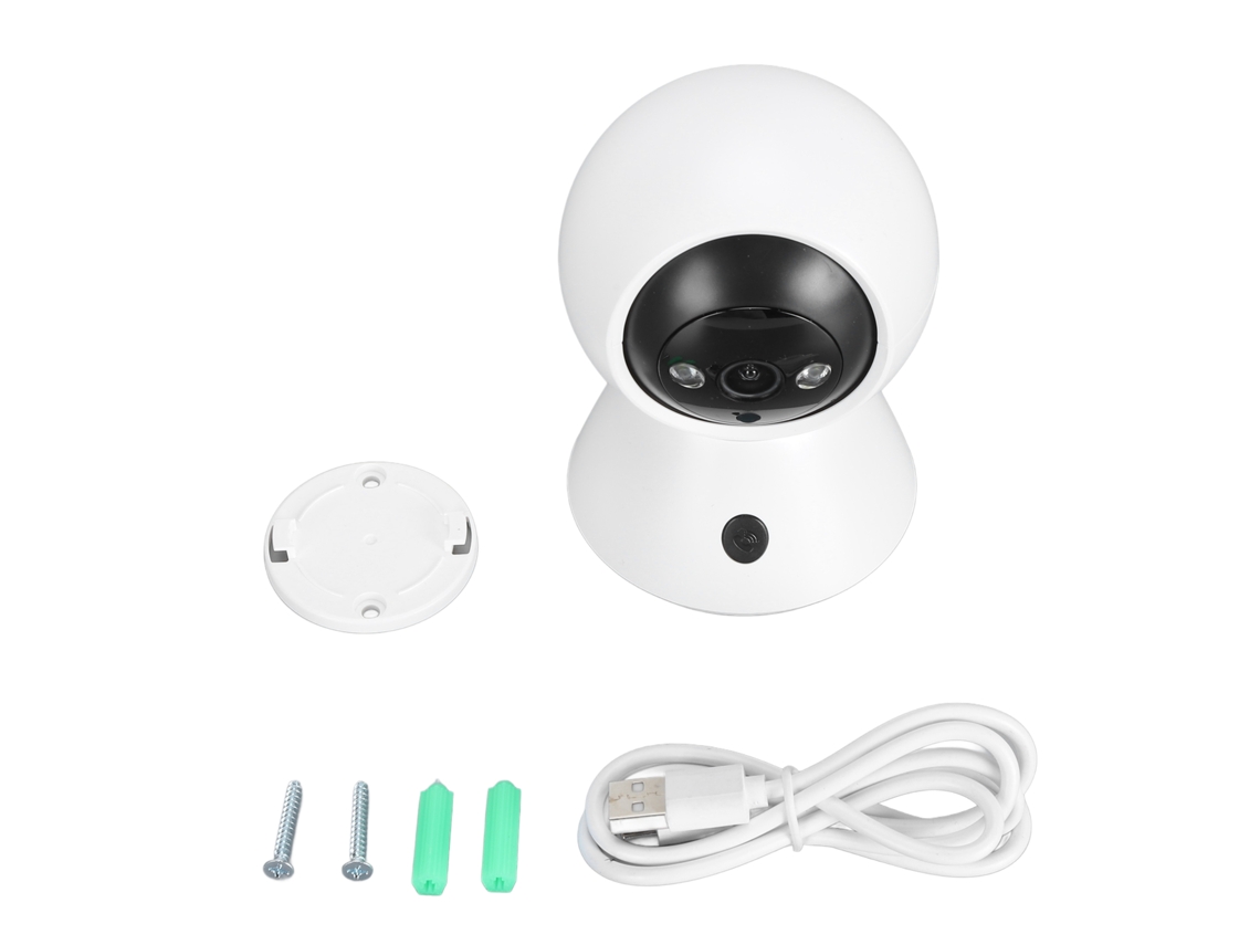 Cámara De Seguridad Dual Lente Pan Tilt Wifi 5g 1080p Visión Nocturna Color Para Hogar Bebé Mascota