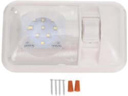 Luminária De Teto Led Interna De 12v Para Autocaravana Com Lente.