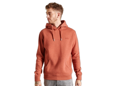 Sudadera SUPERDRY Algodón Hombre (S - Naranja)