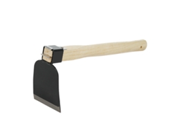 Azada Con Mango Corto De Madera, Herramienta Manual De Jardinería Para Aflojar Y Remover La Tierra.