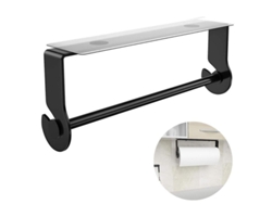 Soporte Autoadhesivo Para Toallas De Papel, Sin Necesidad De Taladrar, Para Montaje Debajo De Los Armarios, Fabricado En Acero Inoxidable Duradero.