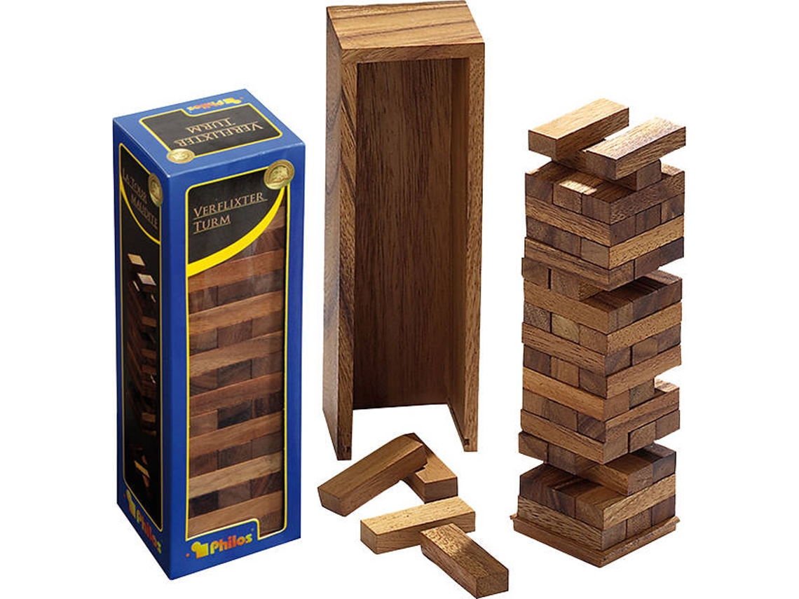 Philos Timber falling tower deluxe 80x70x235mm