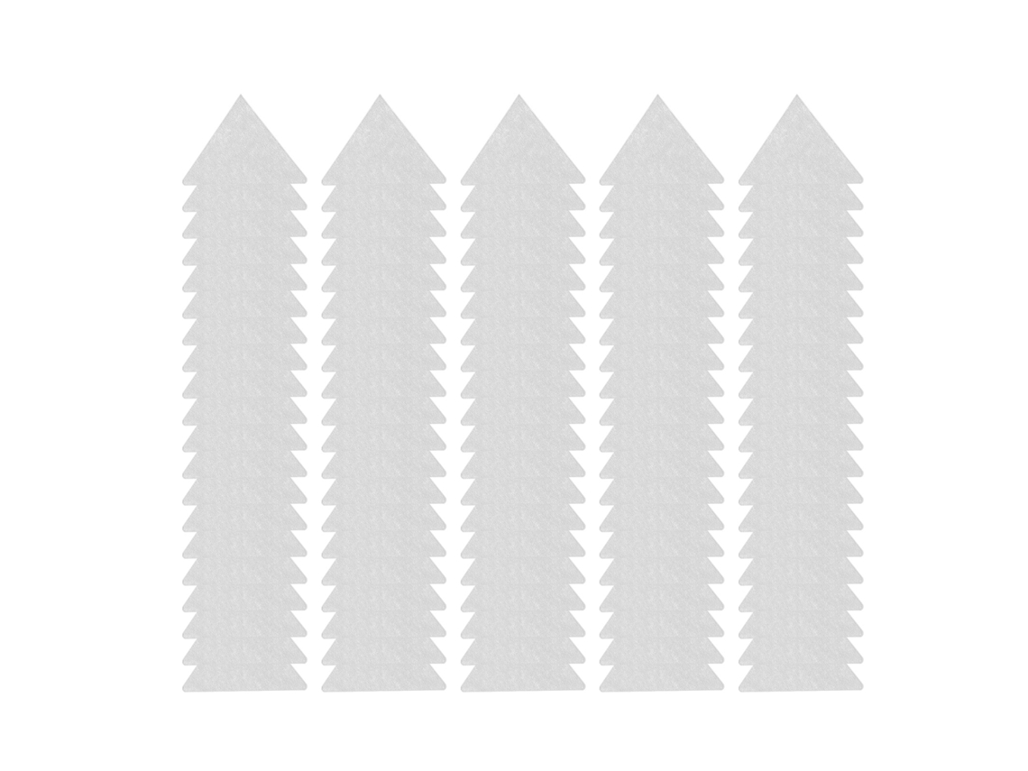 100 Unidades De Soportes Triangulares Autoadhesivos Para Cuellos De Camisa, Para Evitar Arrugas.