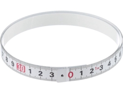 Cinta métrica adhesiva blanca Rosewell, 1 m/13 mm