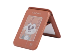 Cartera Magnética Con Soporte, Pantalla Nfc Ink, Control Por Aplicación, 3 Modos Para Teléfonos Móviles De 16, 15, 14 Y 13 Pulgadas - Marrón