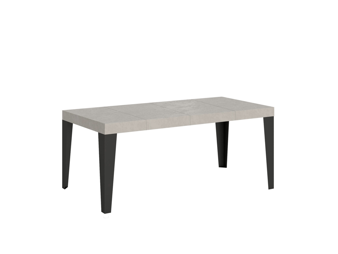 Mesa Extensible 140/400x90 cm Flame Premium Cashmere Patas Antracita Itamoby