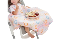 Babero sin mangas para bebé, mono de alimentación, babero impermeable para bebé, protección contra derrames de comida y agua, baberos
