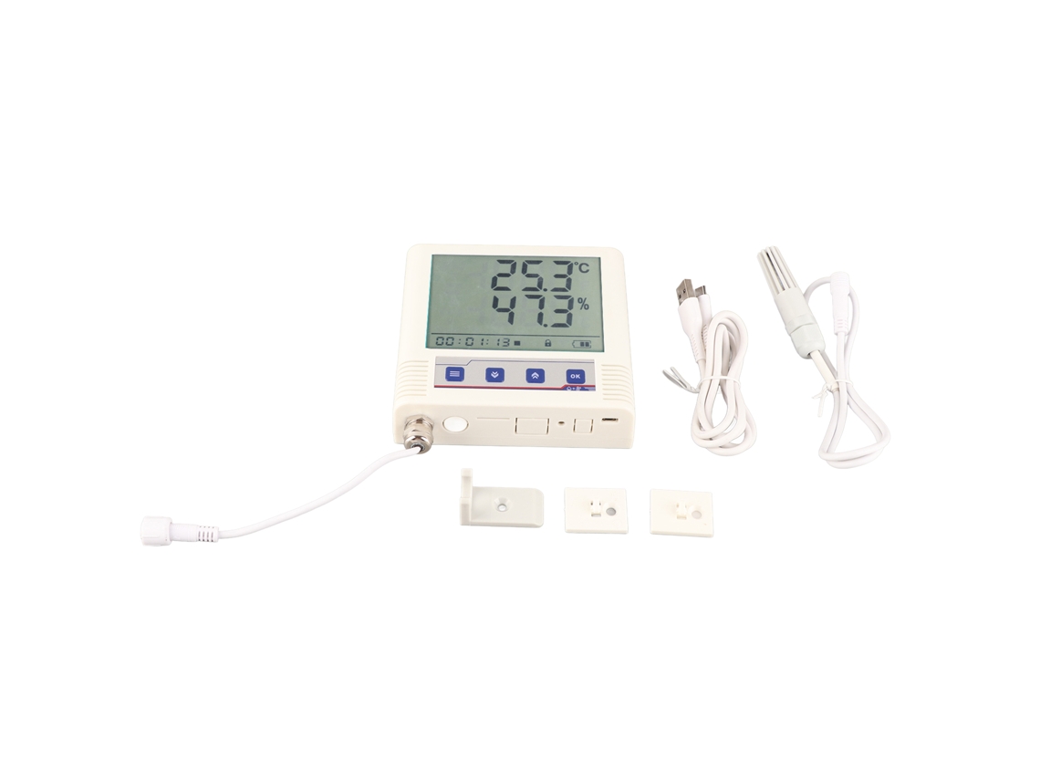 Registro De Temperaturay Humedad Logger Usb Externo Con Lcd Precisión Datalogger 5v26w Grupo Datos