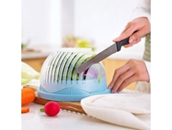 Ensaladora de 60 segundos, cortadora de ensaladas, fácil de preparar, saludable y fresca. Everley891