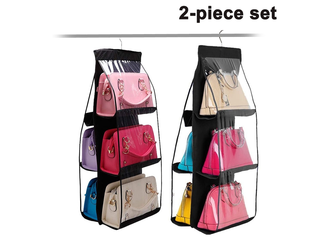 Organizador Bolsos Colgante Bolsillos JEIIBRZUI Negro (37x20x2cm)
