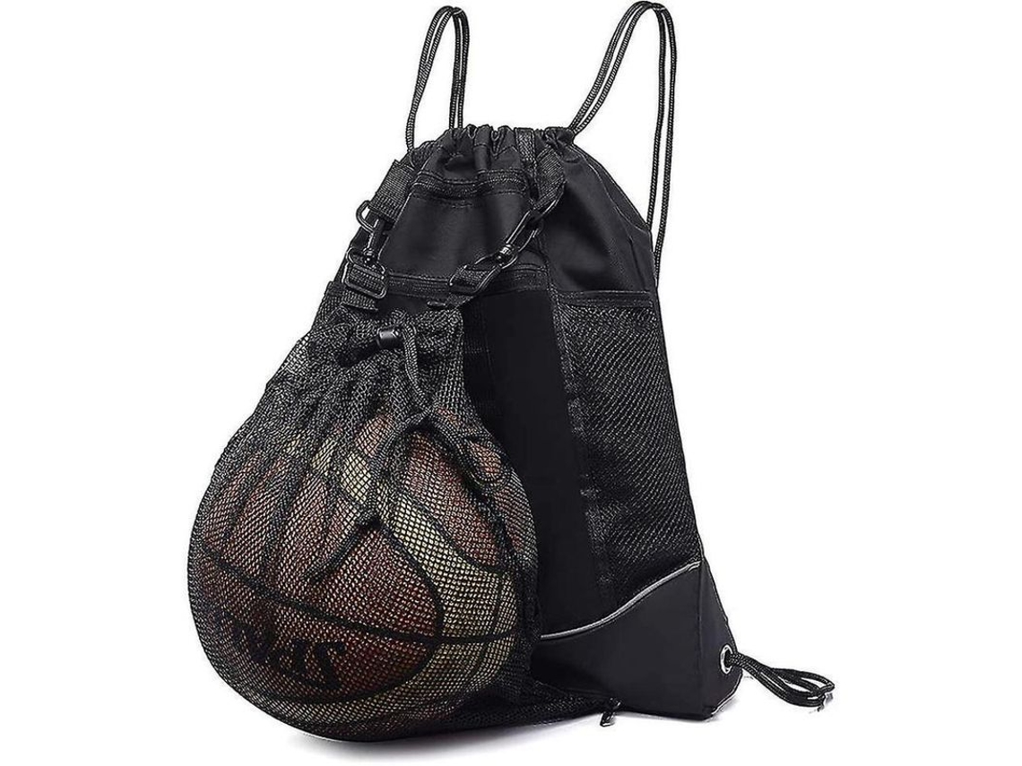 2026-mochila Deportiva Plegable Con Cordón Para Baloncesto Fútbol Gimnasio Con Red Y Bolsillos Laterales