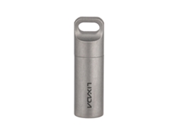 Mini Pastillero Portátil De Titanio Resistente Al Agua, Ideal Para Viajes, Acampadas, Senderismo Y Actividades Al Aire Libre.