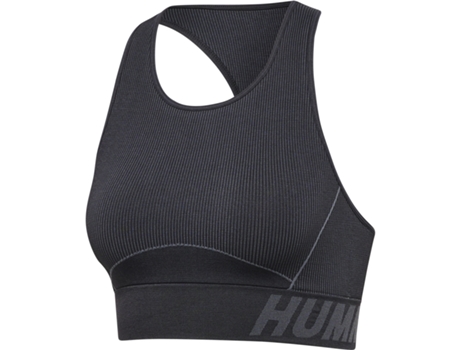 Sujetador Deportivo para Mujer HUMMEL (L - Negro)