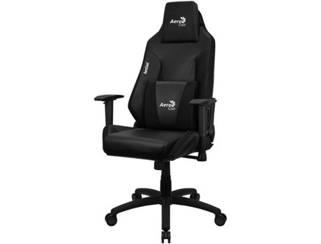 Silla Gaming Profesional aerocool admiralbk cojines acolchados air tech negro