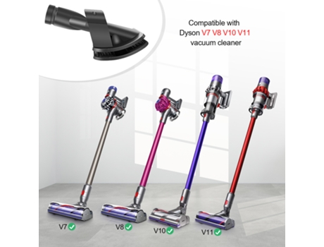 Herramienta de aseo para mascotas para aspiradora Dyson V7 V8 V10 V11, accesorio de cepillo para aspiradora para perros de pelo medio o largo y otr...