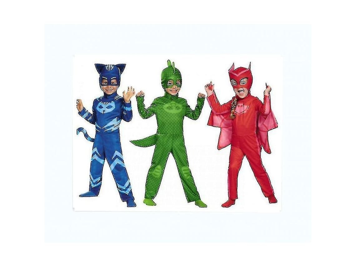 2026-disfraz De Catboy, Gekko O Owlette Para Niños De Pj Masks Con Traje Y Máscara Multicolor Unisex