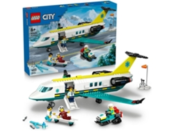 LEGO City: Avión de Ambulancia Aérea de Emergencia 60465 (387 piezas)